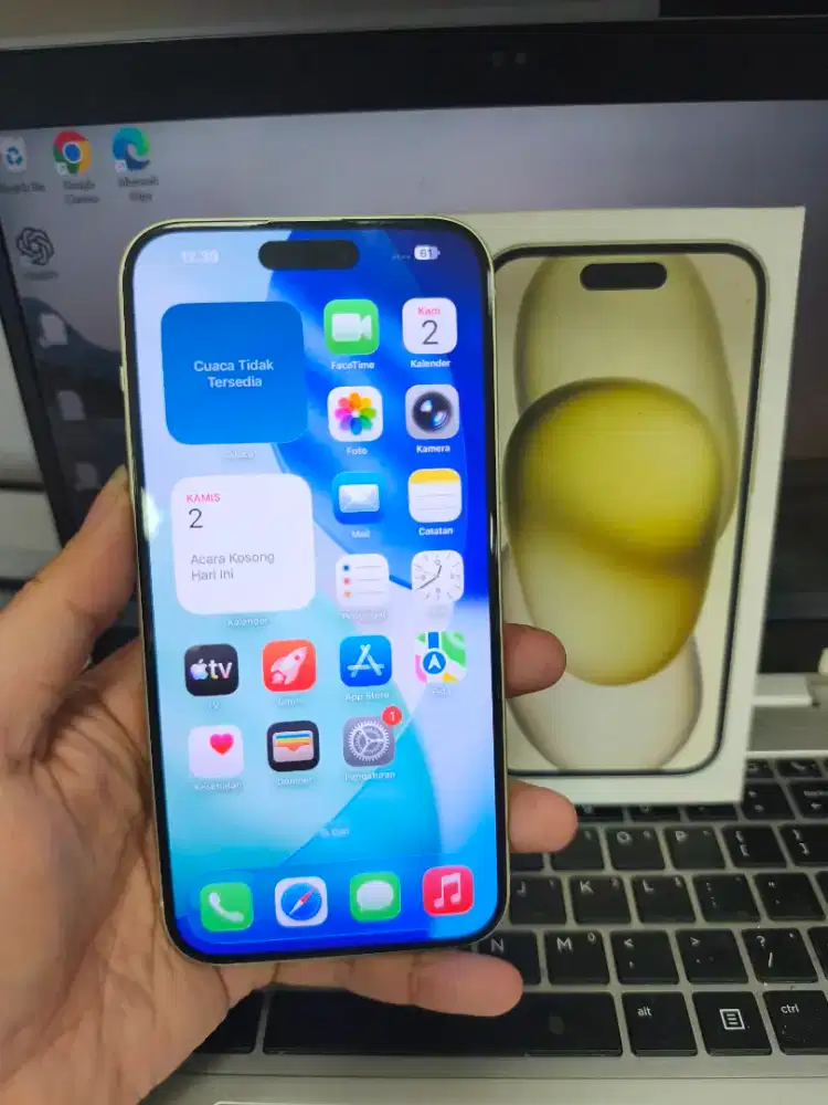 iPhone 15 Plus 128gb inter all op Fulset