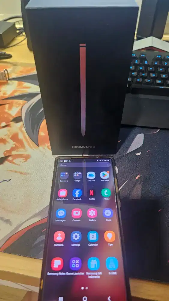 Samsung note 20 ultra kondisi 90% jempol