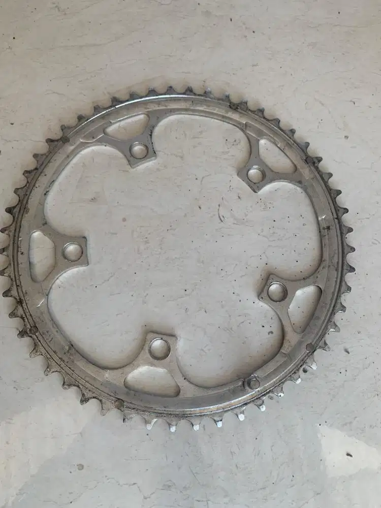 Jual gear depan sepeda uk.52 T bekas baik