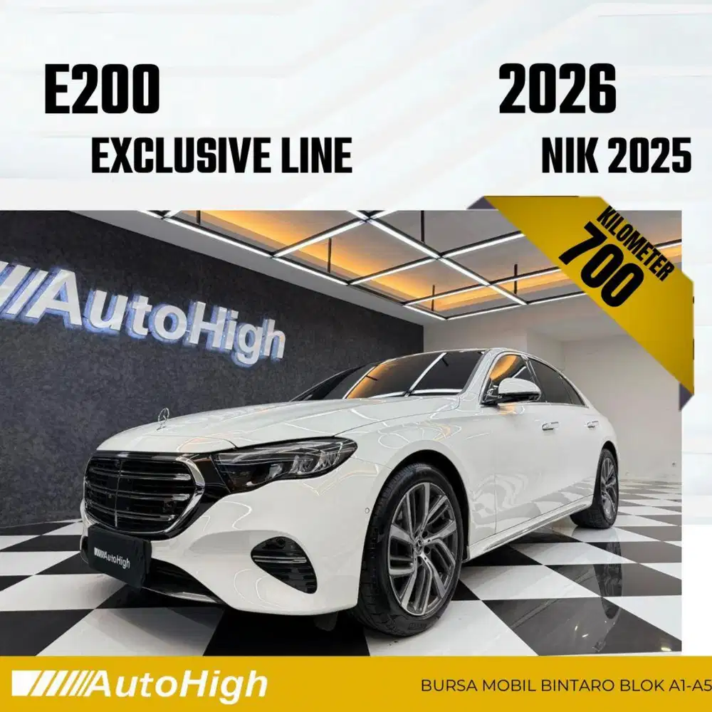 DP10% [Km700 Perak] E200 Exclusive 2025 White Reg 2024 #AUTOHIGH