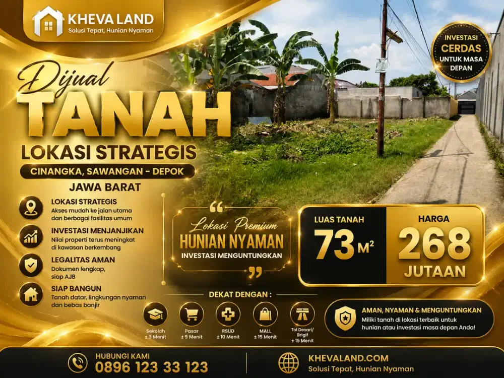 tanah di sawangan depok jawa barat