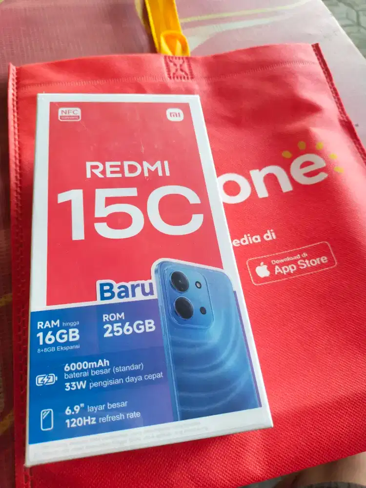 REDMI 15 C RAM 8/256 GB BARU !