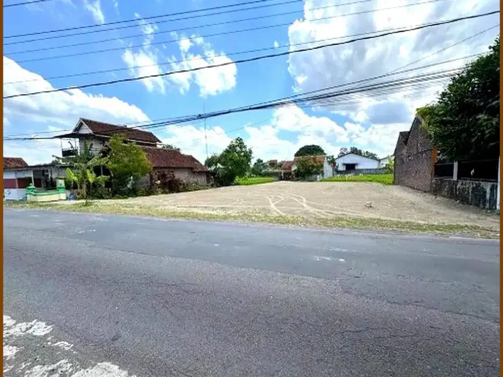 Tanah Sleman Jogja di Berbah Dekat Tebing Breksi