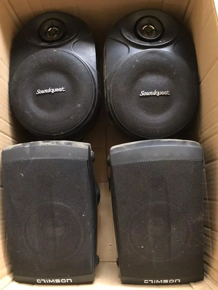 Dijual speaker SoundQuest G-5 dan Speaker Crimson