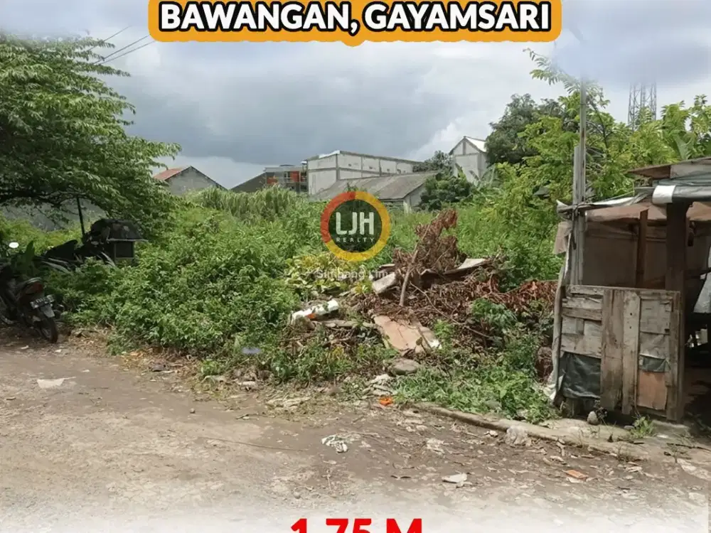 Tanah Siap Bangun Area Gayamsari dengan Akses Jalan Mudah