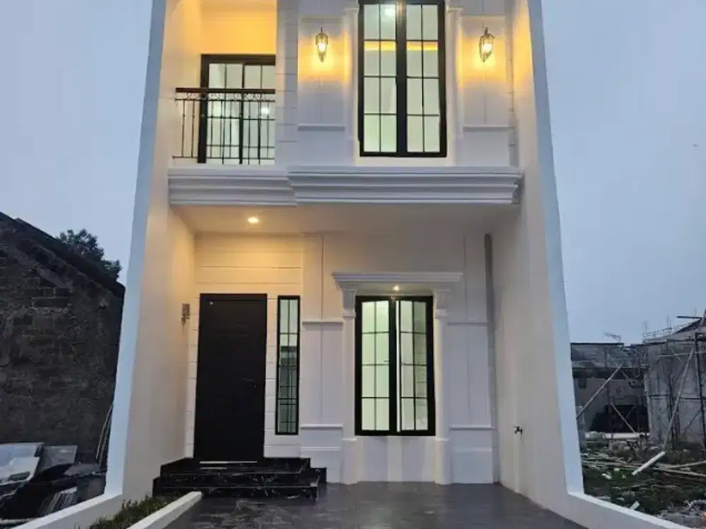 Rumah Baru Desain Mediteranian Booking 5 Juta Langsung Akad, DP 0% Cicilan Mulai 3 Jutaan, Hanya 5 Menit ke Stasiun KRL Depok - FREE PPN & Bebas Biaya