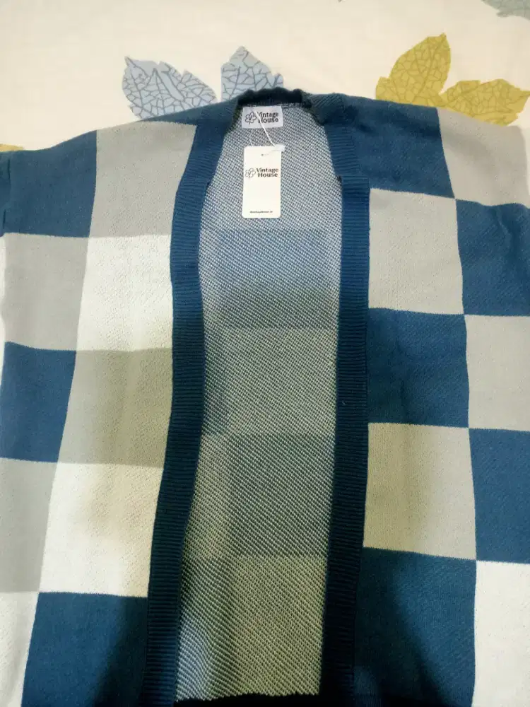 Vintage x Pukka YOUCA CHECKERED CARDIGAN