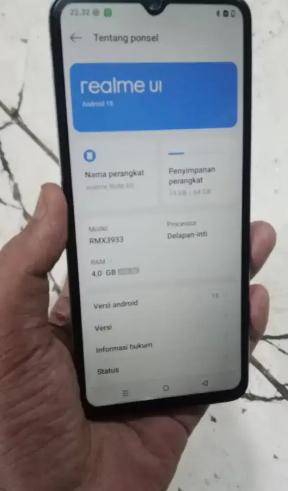 handphone realme note 60