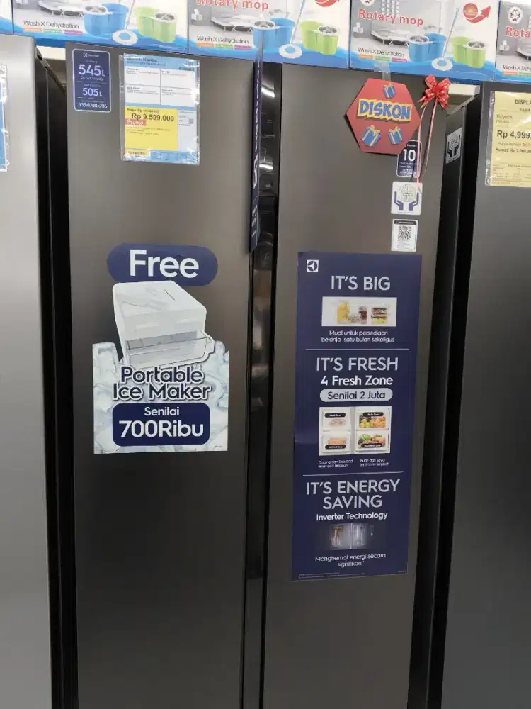 Electrolux 505L cicilan bunga hingga 0% menggunakan kredivo