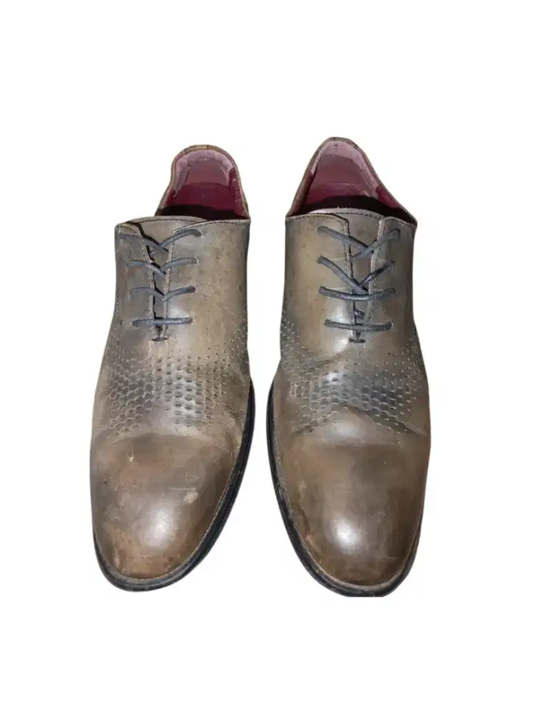 Sepatu keren kulit branded Obermain Original size 41