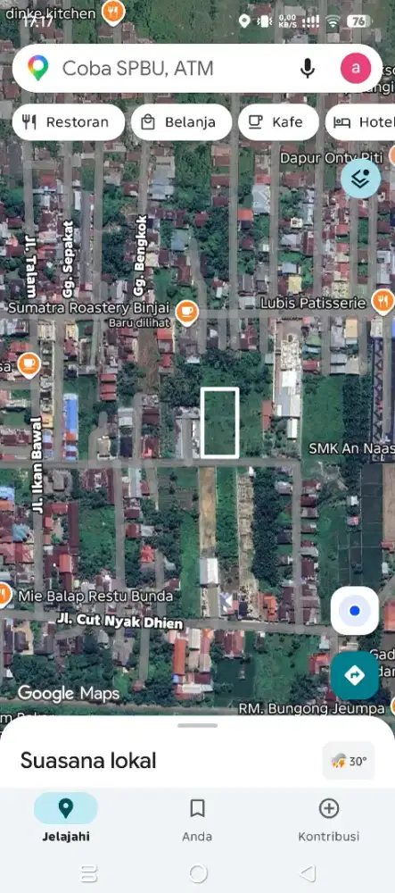 Dijual Tanah Strategis Binjai Timur – Harga Murah, Dekat Inti Kota