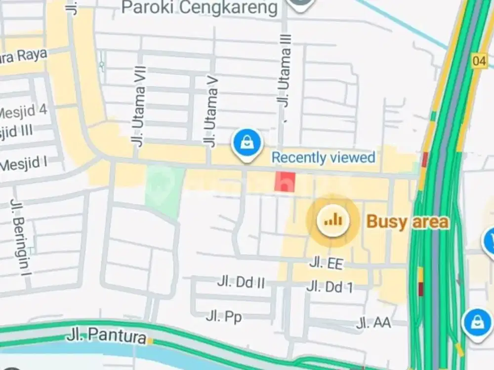 Tanah Zonasi Komersial Dekat Akses Toll Jorr Cengkareng
