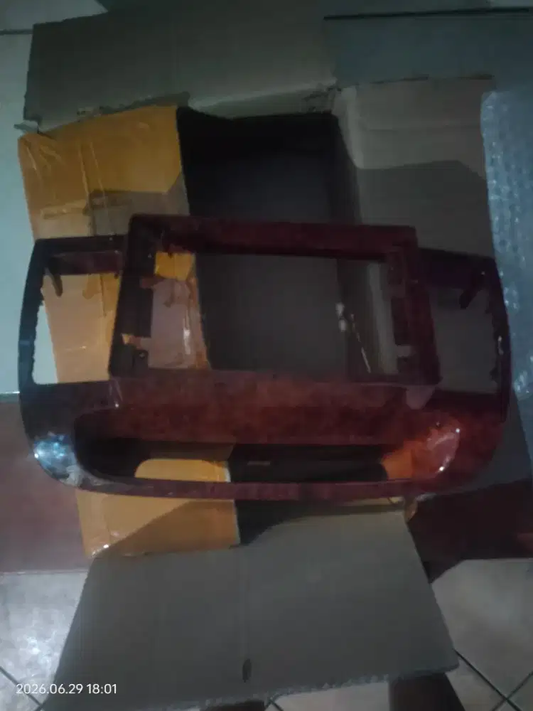 Jual head unit panel Wood 9 camry