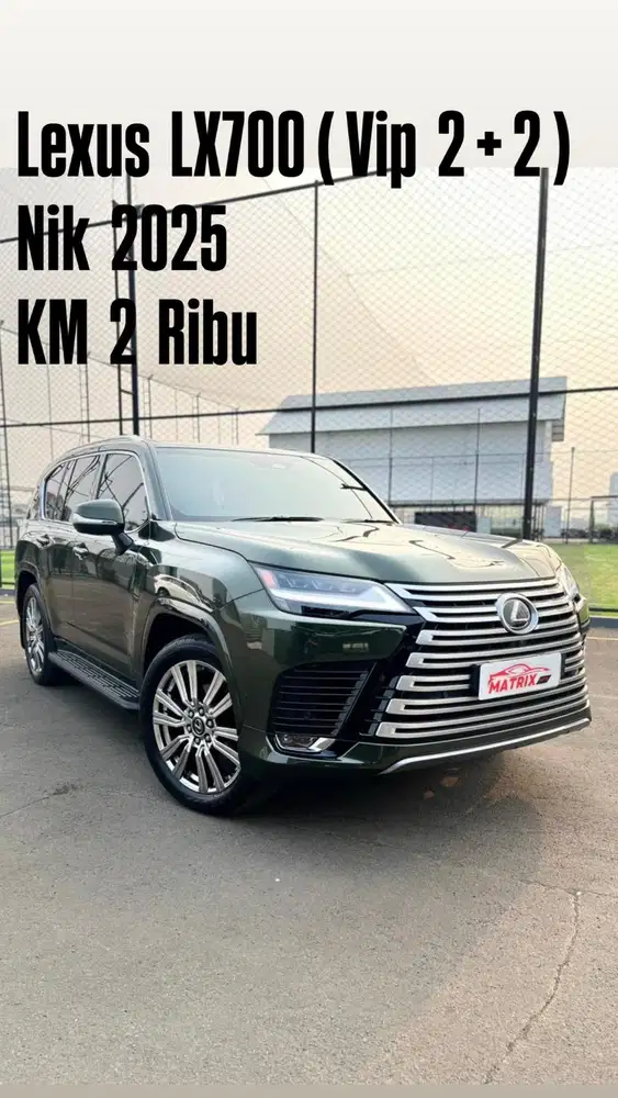 Lexus LX700h Vip (2+2) 2026 Nik25 Green Siap pakai