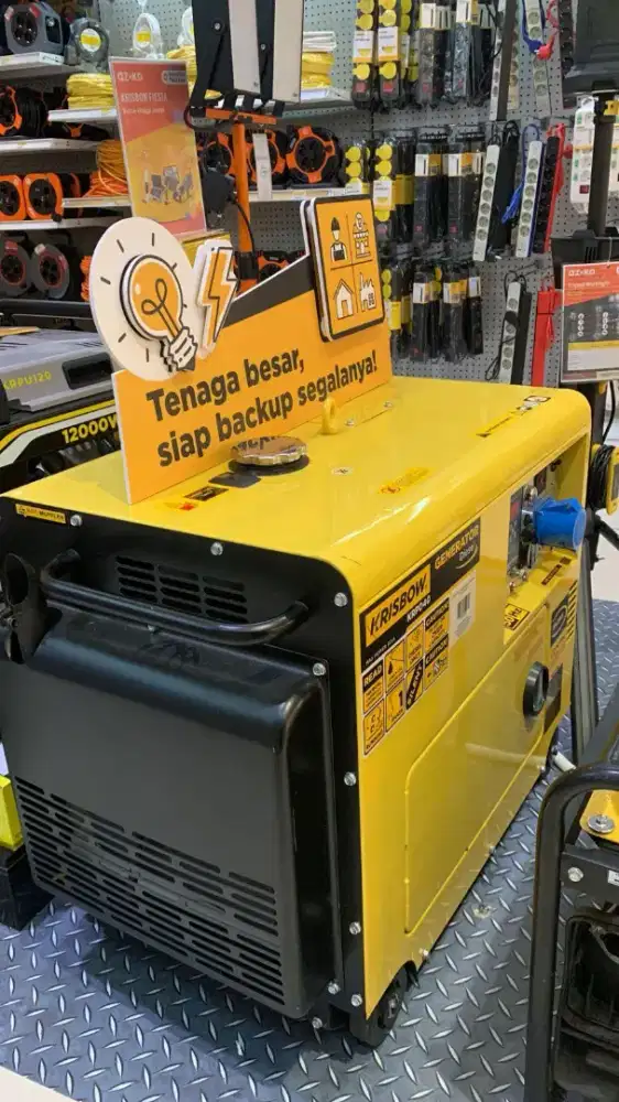 Genset Krisbow 1PH D400W Kredit DP 0 Proses Cepat