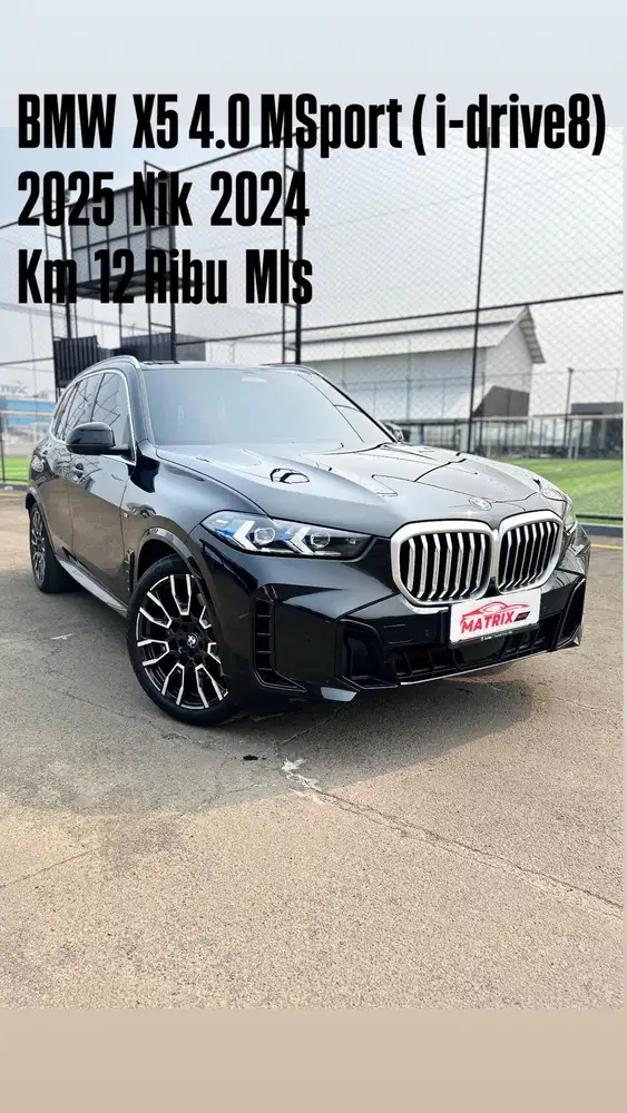 BMW X5 4.0i MSport (i-Drive8) 2025 Nik24 Black Siap pakai