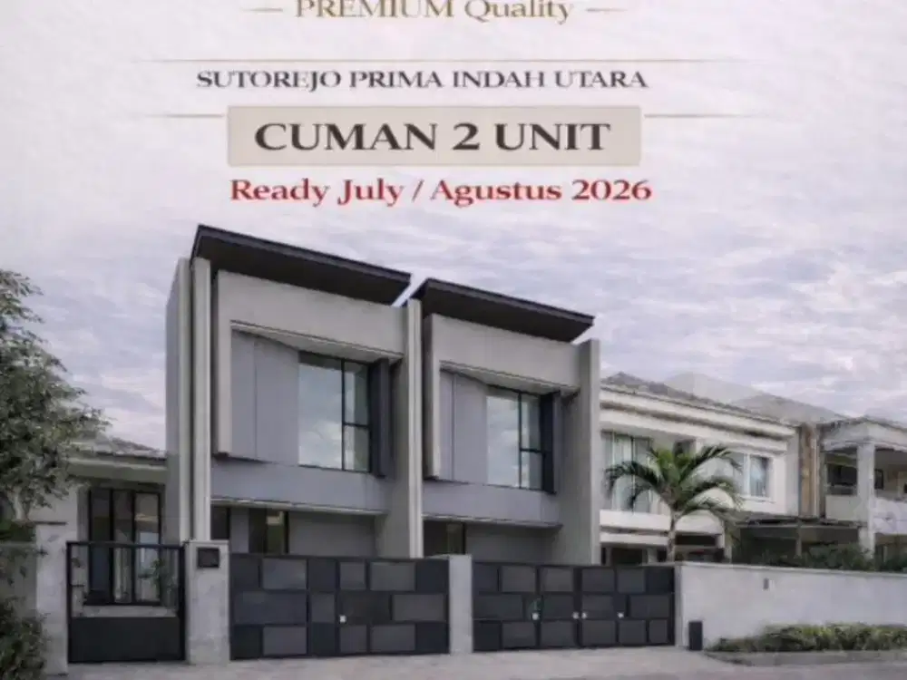 BARU GRESS RUMAH SUTOREJO PRIMA SURABAYA TIMUR. DEKAT ITS, UNAIR, MERR, MULYOSARI, PAKUWON CITY, GALAXY MALL, KERTAJAYA, Dll