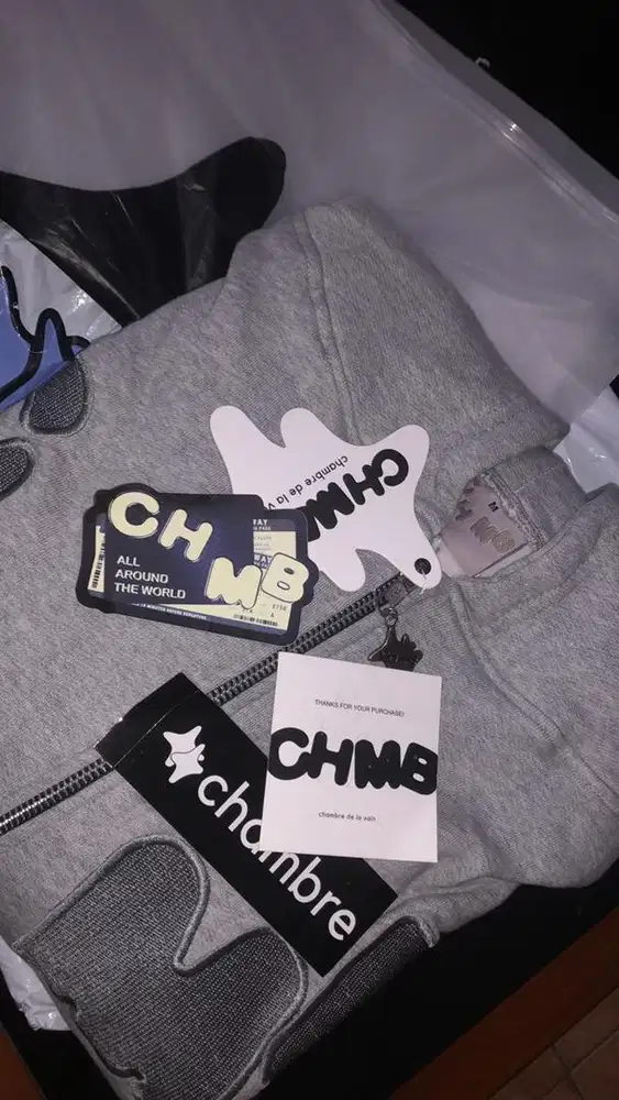 chmb zipper grey boxy