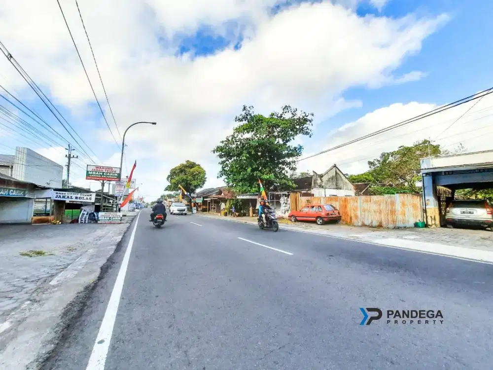 Tanah SHMP 1531 m2 Tepi Jl Kaliurang Km 12 Bonus Bangunan, Dekat RS Gramedika, UII Terpadu, Jl Besi Jangkang, Al-Azhar Cairo