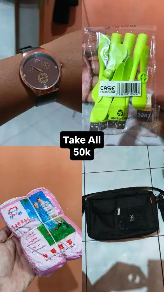 Jam tangan unisex merk JOC made in china