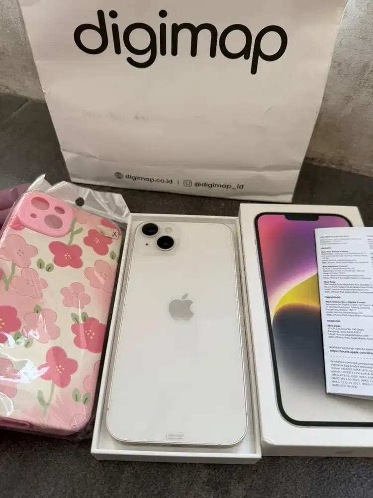 iphone 14 plus 128 starlight white ibox