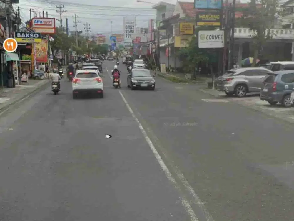 Tanah Komersil Bonus Rumah Tepi Jalan Raya Kaliurang Dalam Ringroad Dekat Kampus UGM