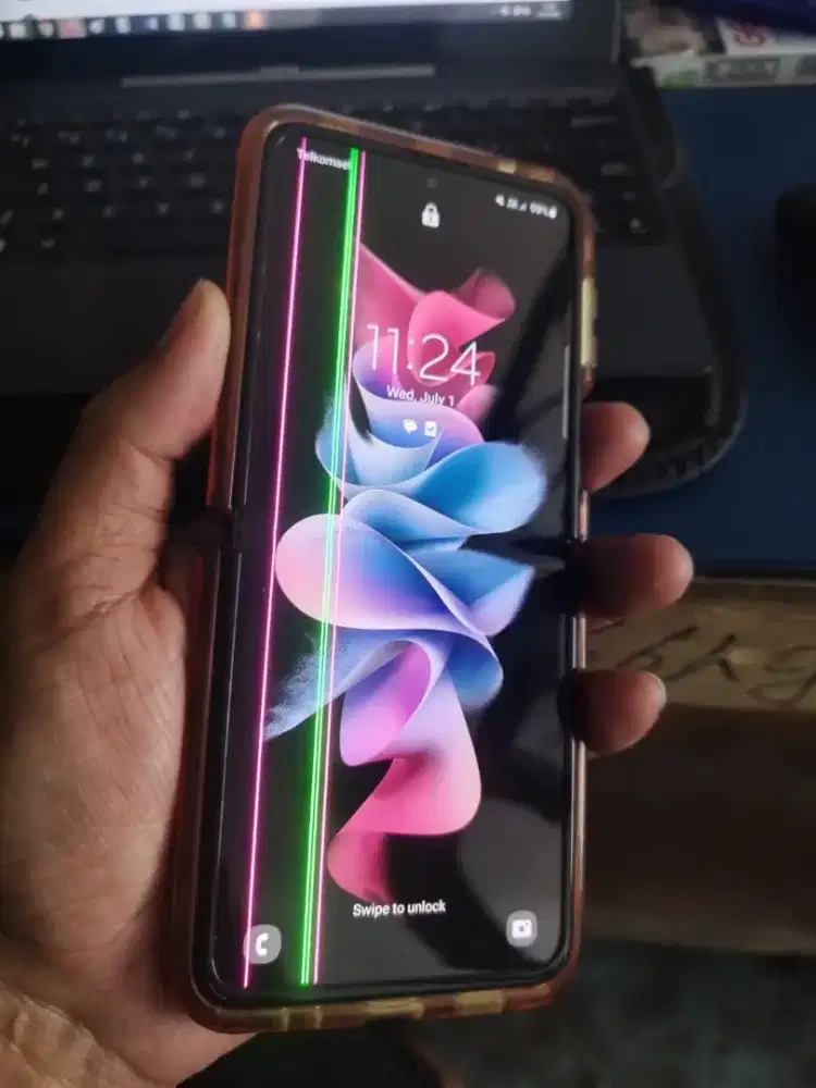 Samsung Flip 3 / 256 Gb - 5G Mnus Lyar,Bterai Drop,BATANGAN JUAL AJA