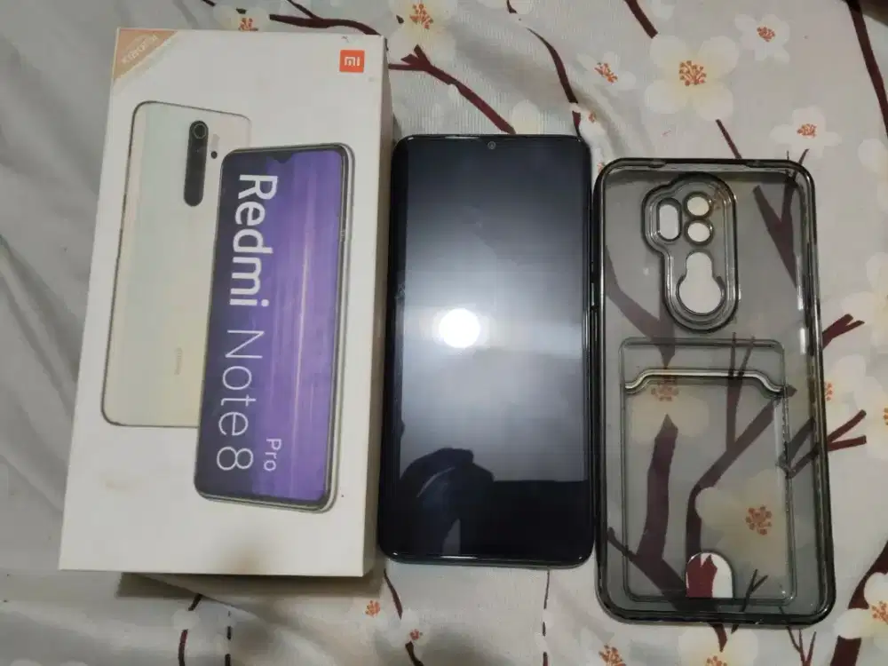 Redmi Note 8 Pro 6/128GB Fullset - Minus Layar (Cek Foto)