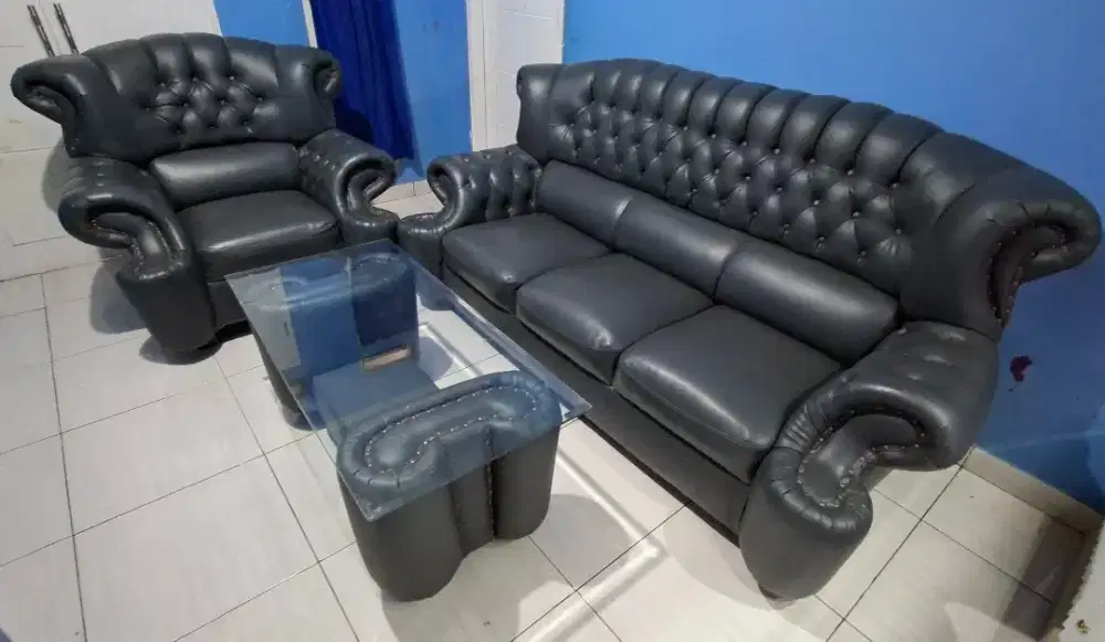 Sofa Premium Klasik Original - Rangka Kayu Jati Tua Premium & Kokoh
