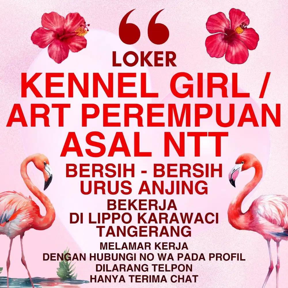 ART PEREMPUAN ASAL NTT / KENNEL GIRL ASAL NTT