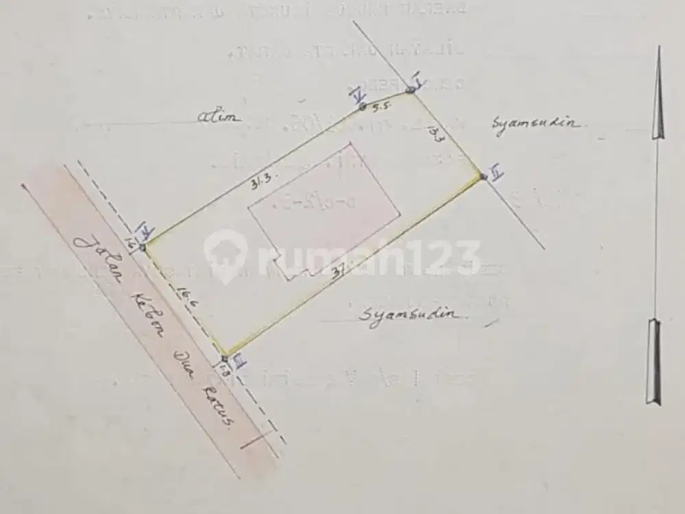 Rumah Tua Luas 568M2 Jalur Jaklingko Cocok Buat Kost, Komplek Ruko, Klinik, Gudang