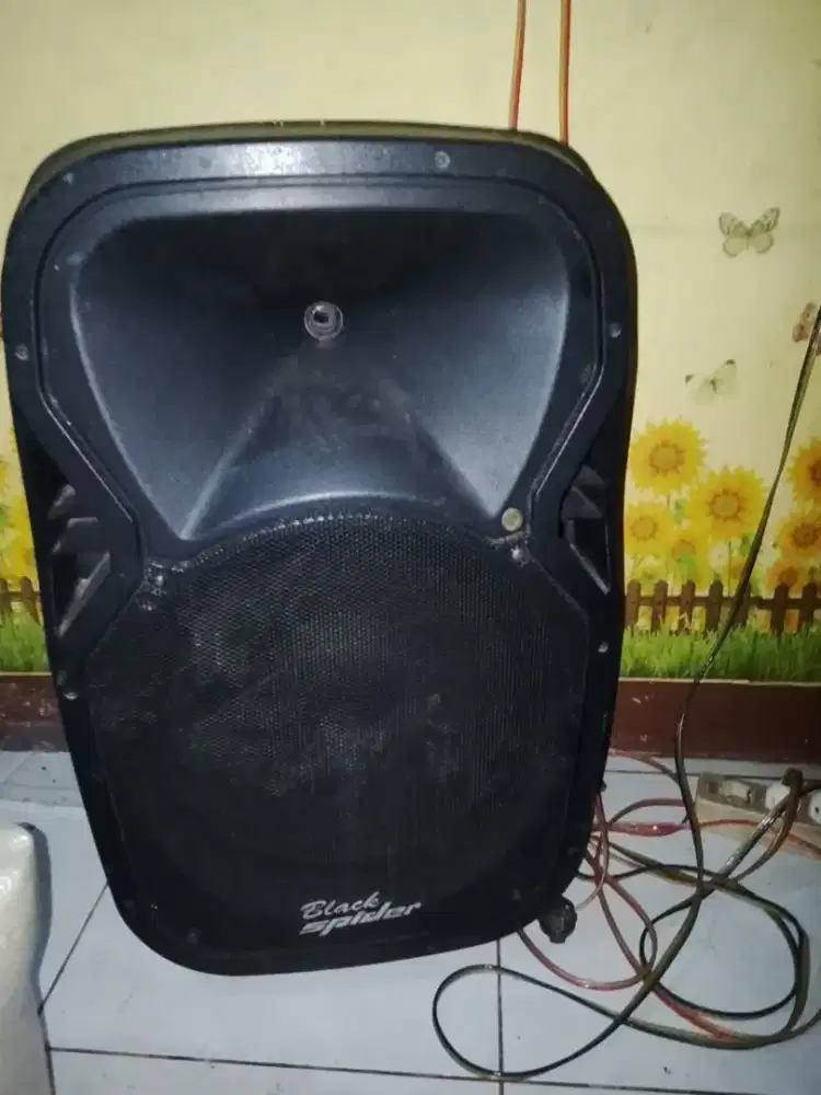 Speaker aktif black spider 15