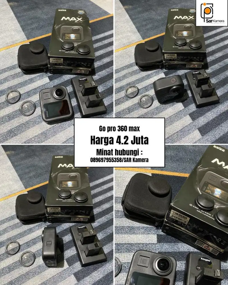 Kamera action 360 go pro max hasil istimewah