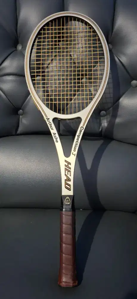 RAKET TENIS VINTAGE HEAD ARTHUR ASHE COMPETITION 3 ORIGINAL USA