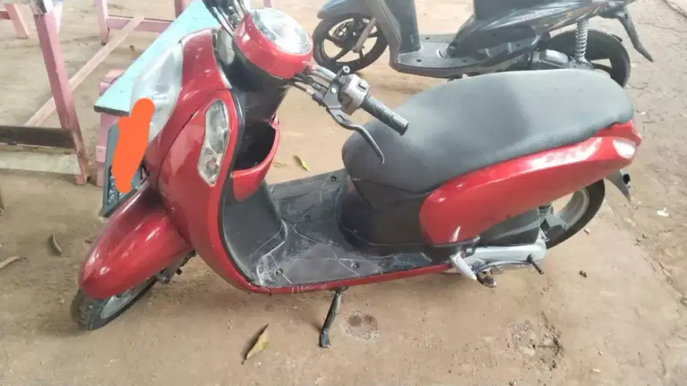 Scoopy tahun 2014 surat lengkap pajak off mesin ok plat dki