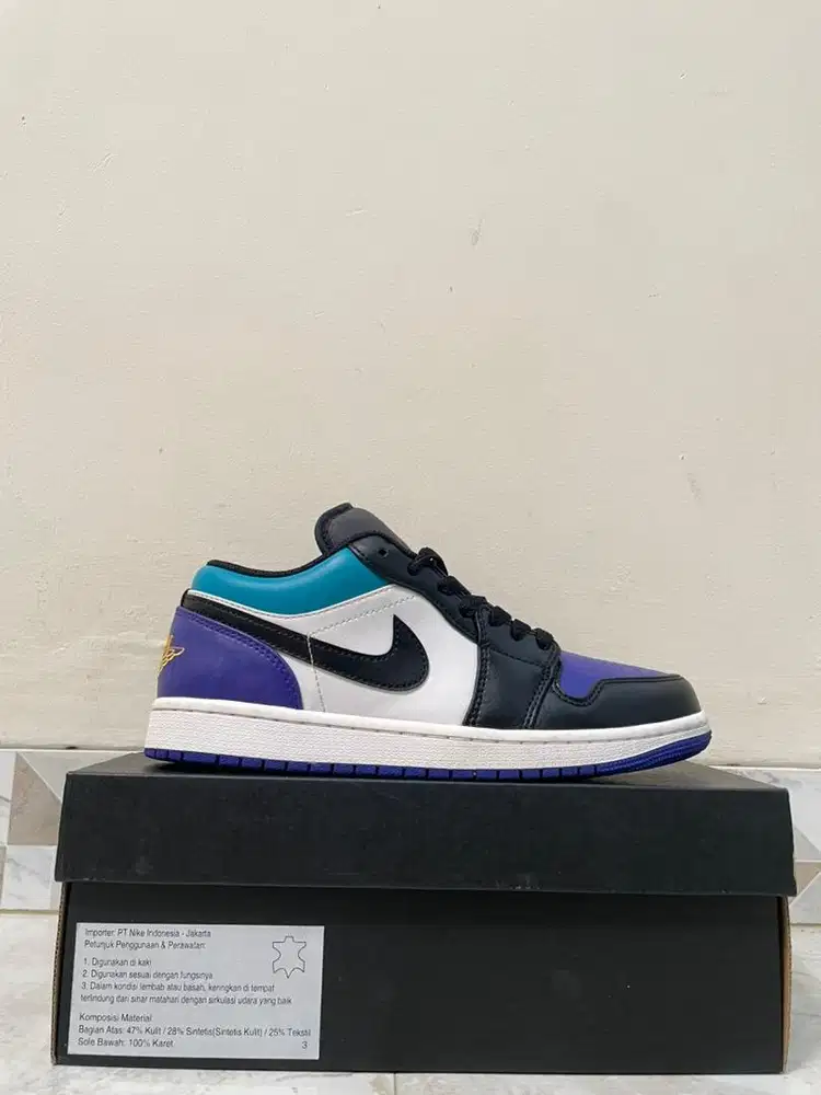 Air Jordan 1 Low Aqua (Size 40.5) Original 100%