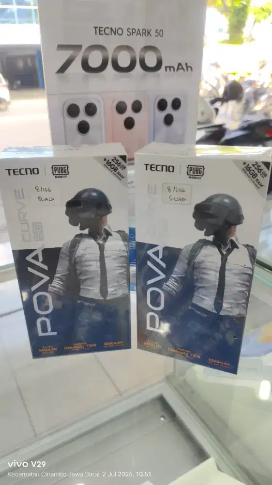 Tecno POVA 7 Curve 5G 8+8/256 AMOLED Baru PROMO harga gudang