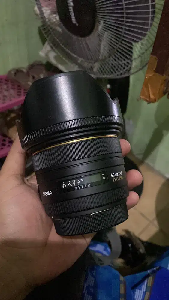 Lensa 50mm F1.4 canon sigma