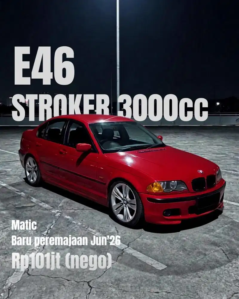 JUAL! BMW E46 323i 2001 (Matic) Stroke 3000cc