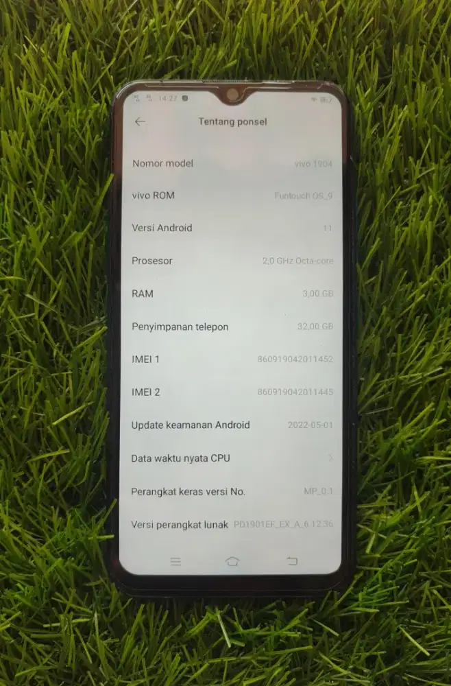 VIVO Y17 RAM 3/32