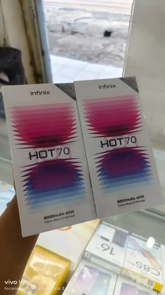 Infinix Hot 70 4+4/128 NFC Baru segel box spesial promo