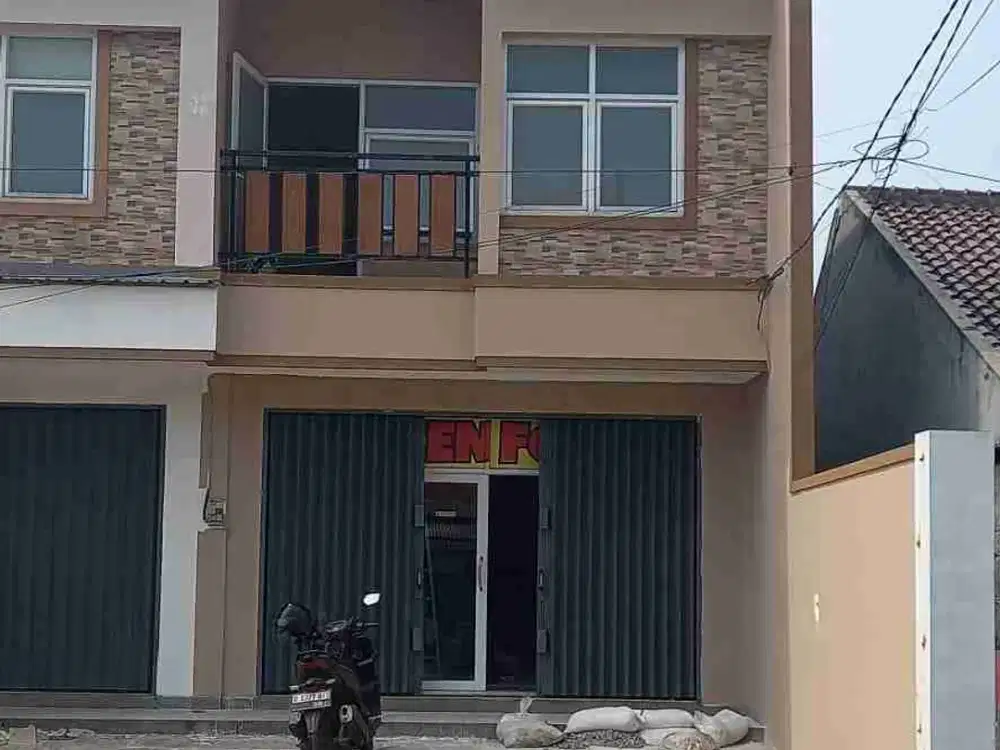 Disewakan Ruko Siap Pakai di Jalan Raya Pondok Kacang Timur, Murahh