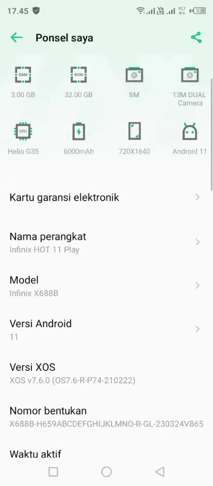 Infinix hot 11play