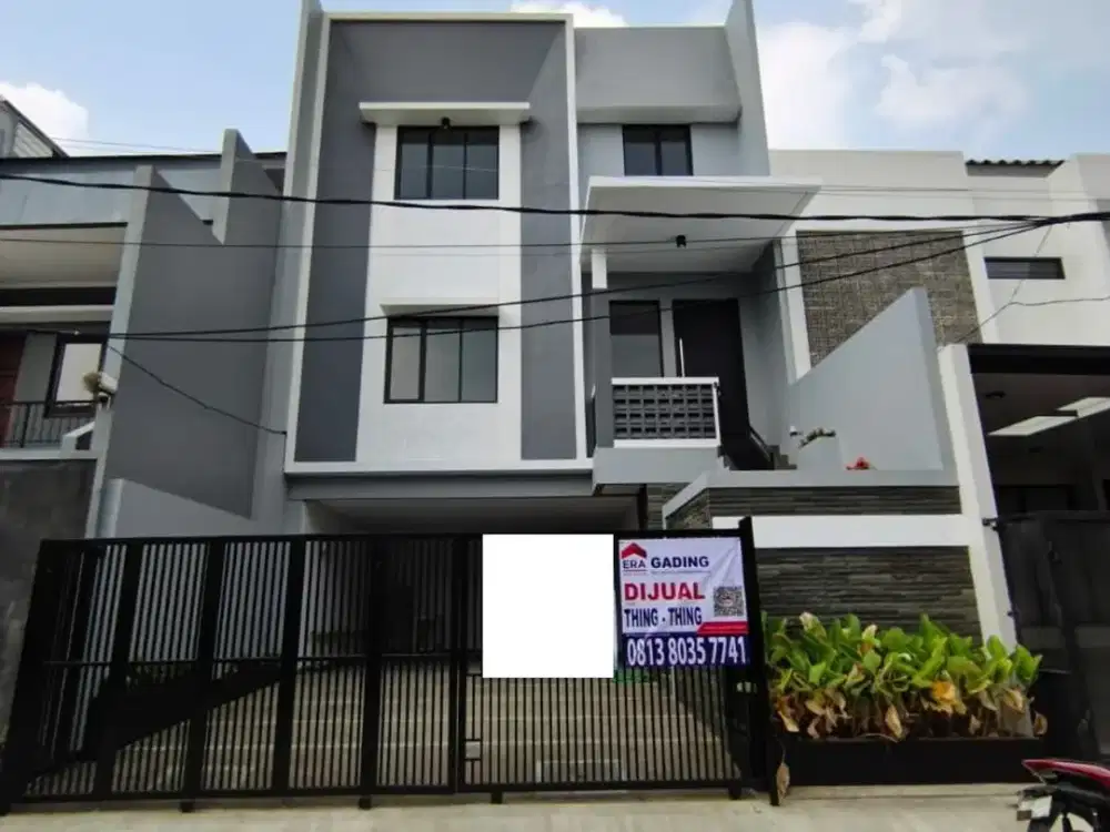 Ss.3841 - Murah !! Dijual Rumah Brand New 8x15 Minimalis Hadap Barat di Imperial Gading