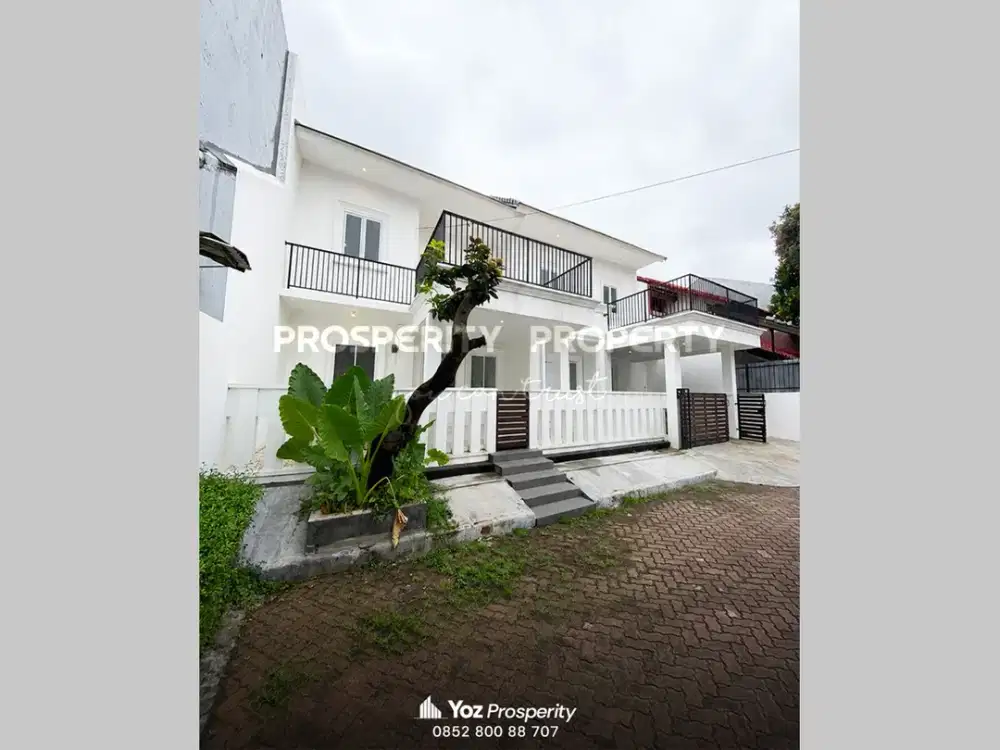 Rumah Baru Renovasi di Cluster Terdepan Villa Melati Mas Serpong Tangerang Selatan