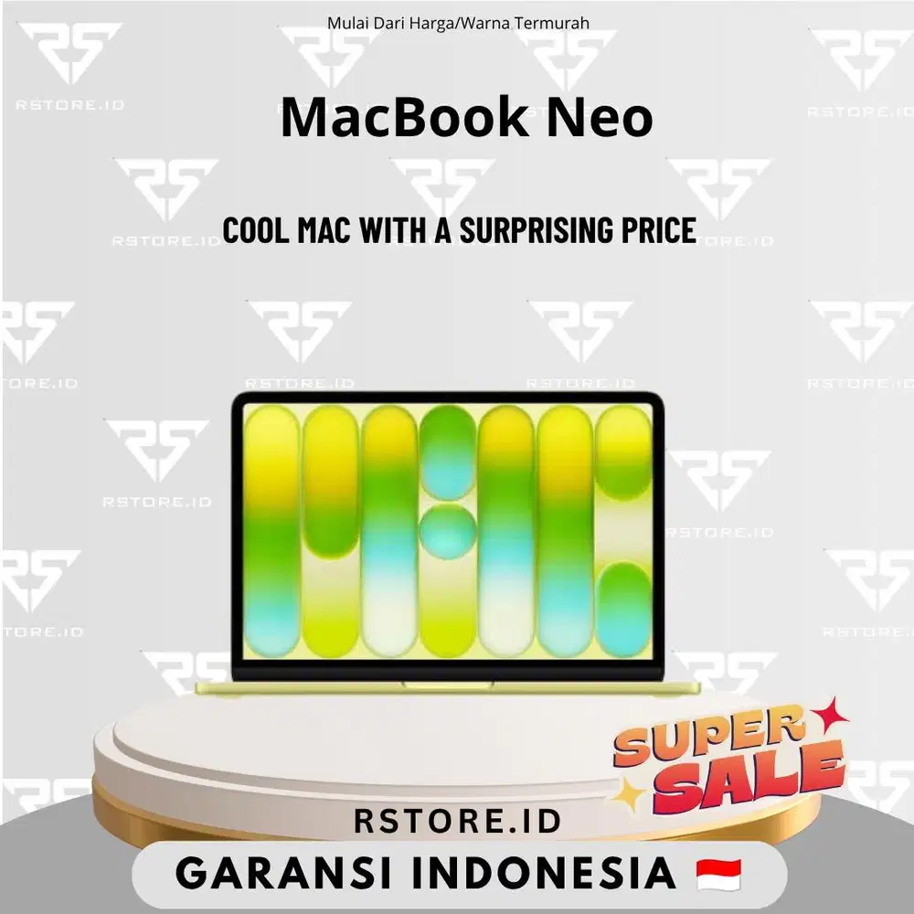 Macbook Neo 256Gb New, Garansi Resmi/iBox 1 Tahun