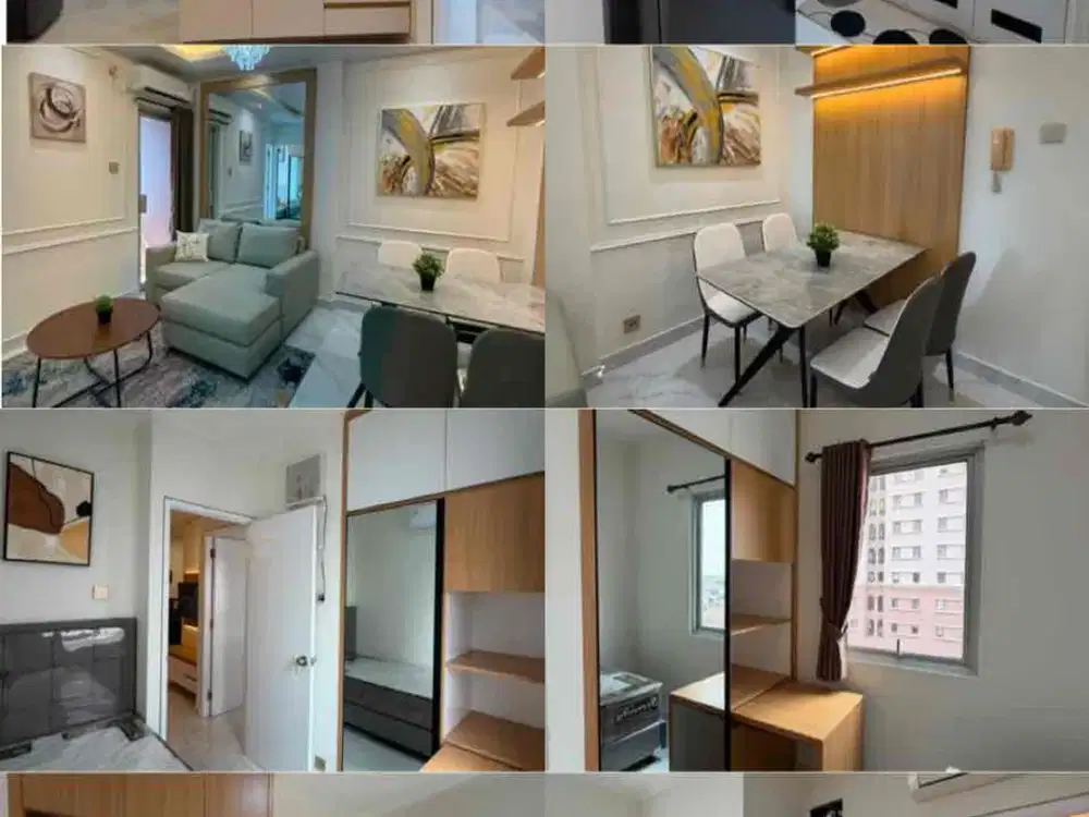 Dijual apartemen gading mediterania residence kelapa gading 2 kamar full FURNISH BARU