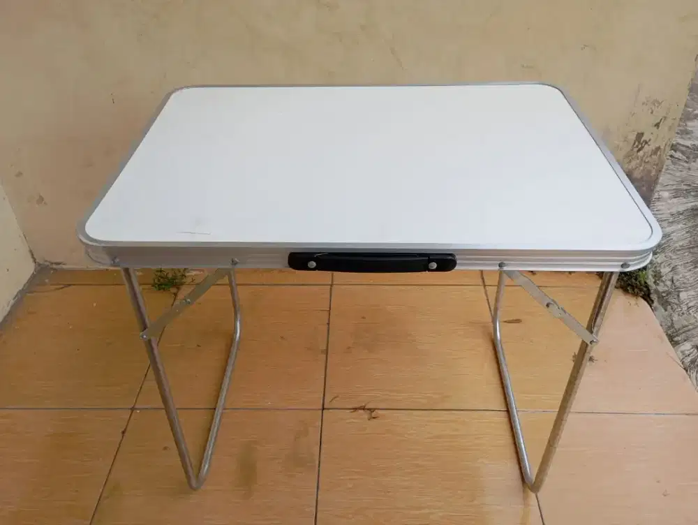 Meja BARU MINUS Koper lipat kaki dagang uk kecil Coffe 70x5x60cm