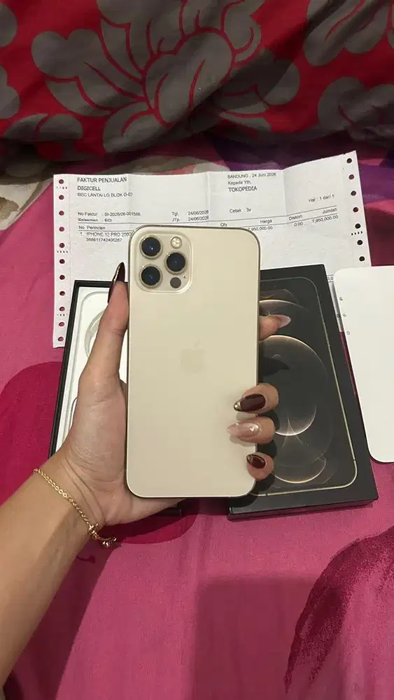 Iphone 12 Pro 256GB IBOX fullset pemakaian pribadi