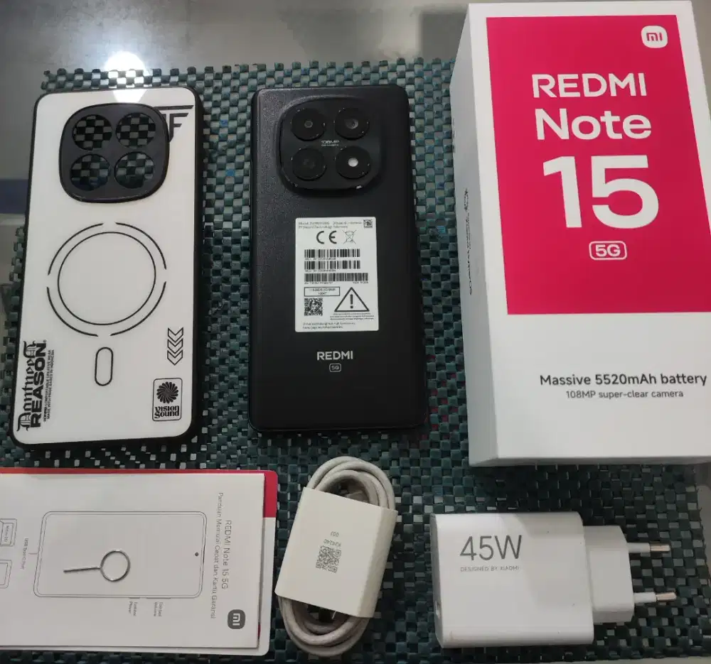 Redmi Note 15 (5G), 12/512Gb Fullset, bisa TT